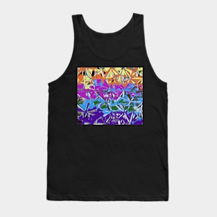 Abstract Rainbow Digital Art Tank Top